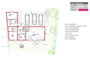 Plan Mariatrosterstraße Top 4