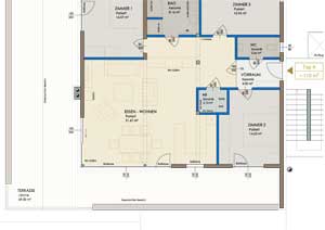 Lageplan Petersbergen